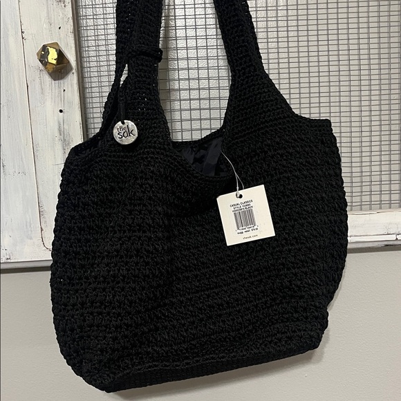 The Sak Dark Crochet Shoulder Bag - Picture 3 of 3